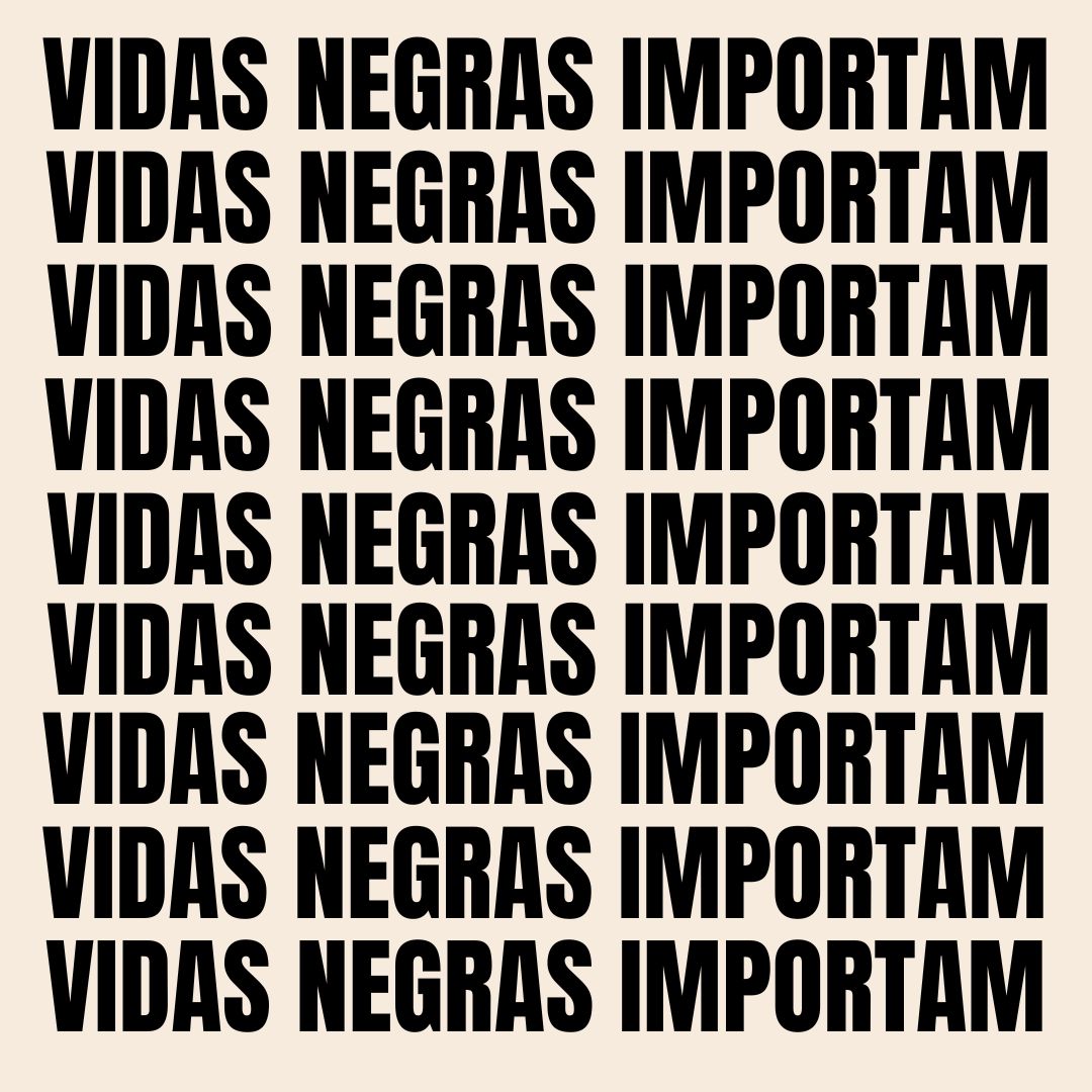 Ilustração 'Vidas Negras Importam"